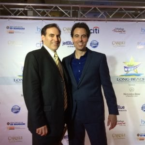 Rob Magnotti Comedian, Impressionist, Actor, at the Long Beach International Film Festival, LBIFF Red Carpet Event