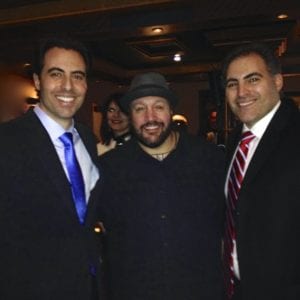 Rob Magnotti Comedian Impressionist Actor with Kevin James (comedian, Actor, Writer, Producer), and Al Magnotti ( Manager )