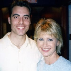 Rob Magnotti (Comedian Impressionist Actor)with Olivia Newton-John (Singer, Songwriter, Actress) at Westbury Music Fair / NYCB Theatre at Westbury