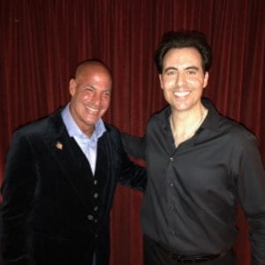Rob Magnotti and Sid Rosenberg at Hard Rock Cafe New York on Bernie and Sid's Night of Comedy
