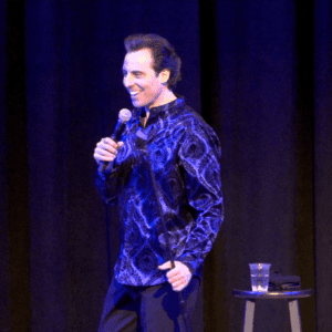 Rob Magnotti comedian impressionist at Reilly Arts Center